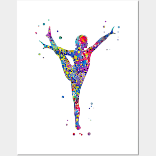 Gymnastics girl Posters and Art